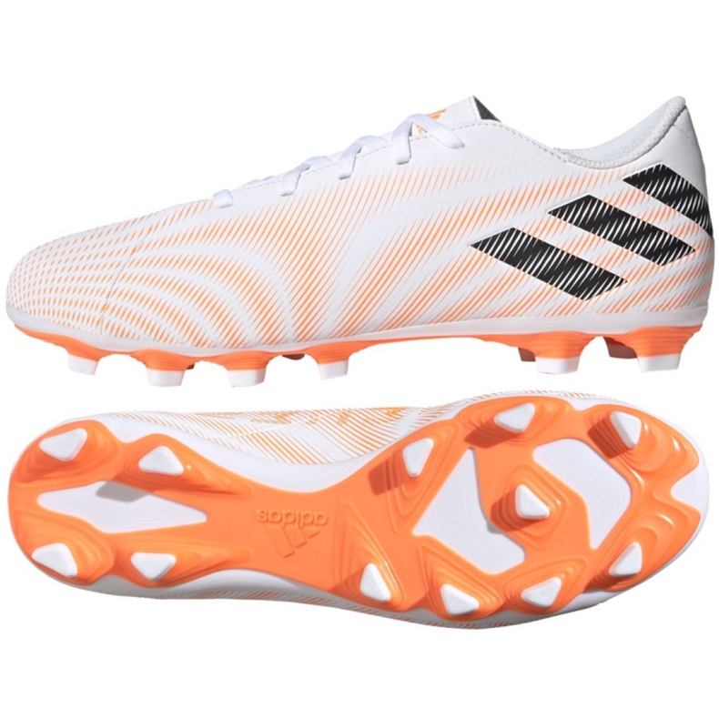 Chaussures de football Adidas Nemeziz.4 FxG M FW7346 multicolore blanche