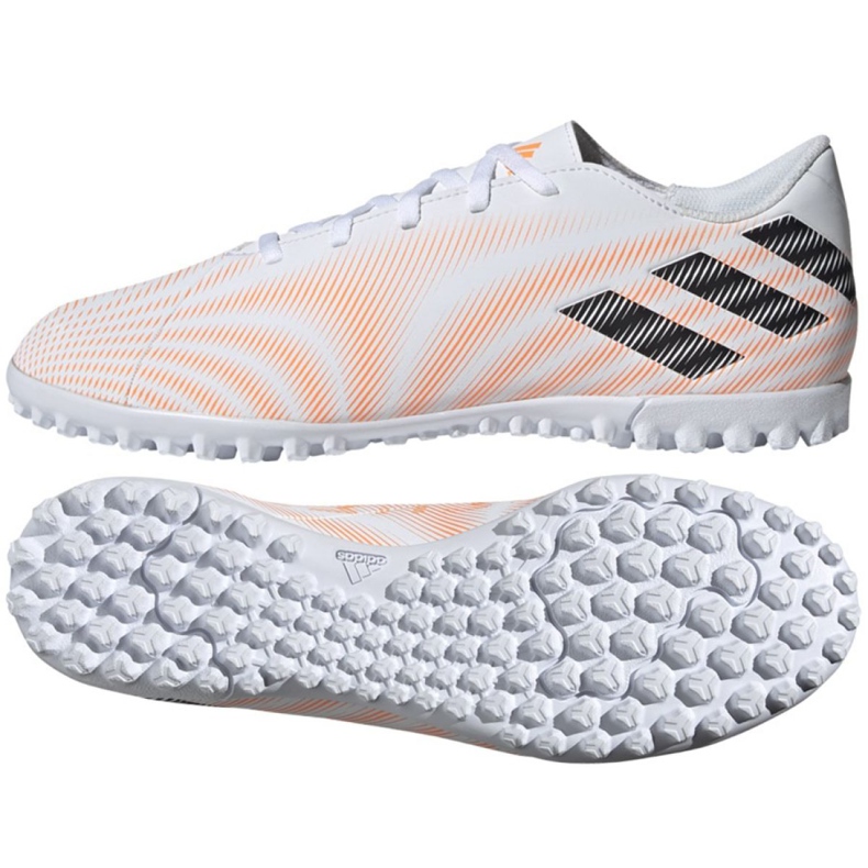 Chaussures de foot Adidas Nemeziz.4 Tf M FW7347 multicolore blanche Chaussures de foot Adidas Nemeziz.4 Tf M FW7347 multicolore blanche