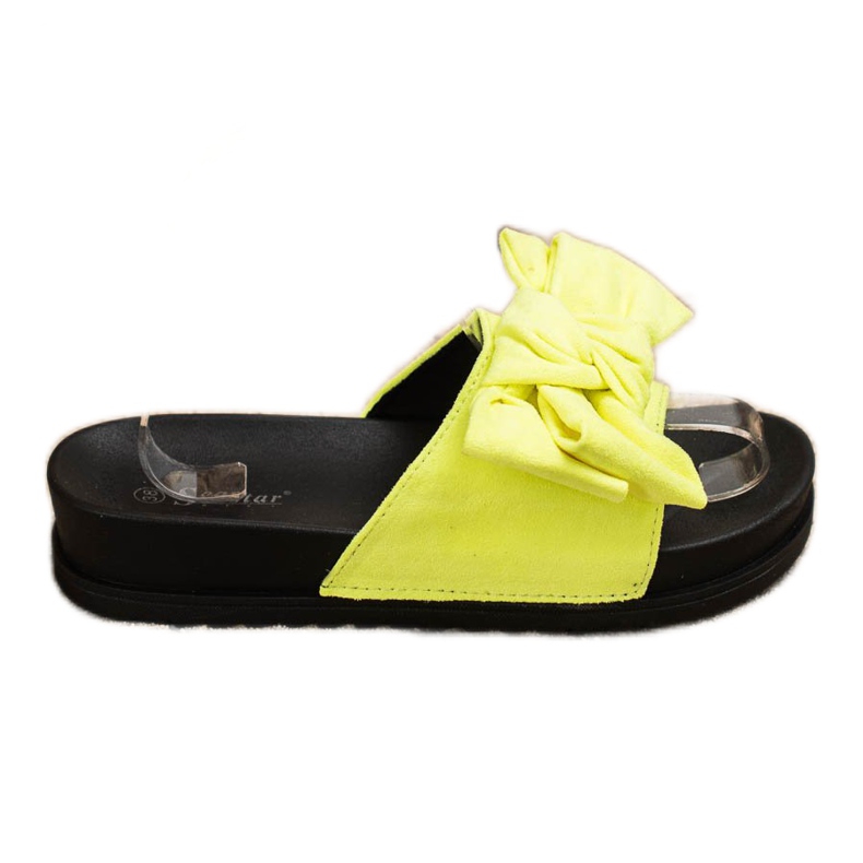 Seastar Pantoufles Avec Un Noeud jaune