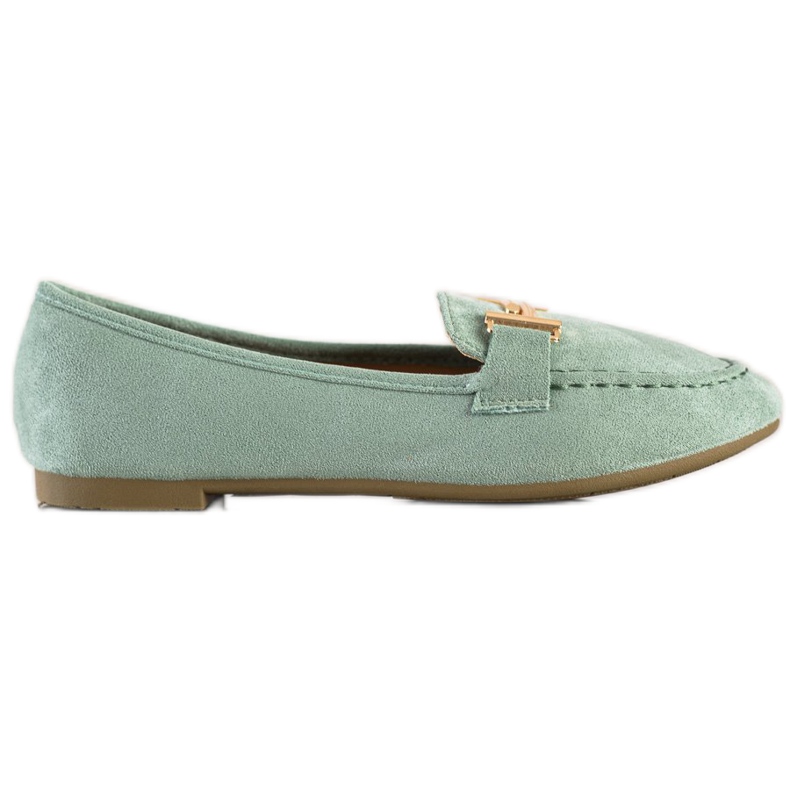 Anesia Paris Mocassins élégants vert