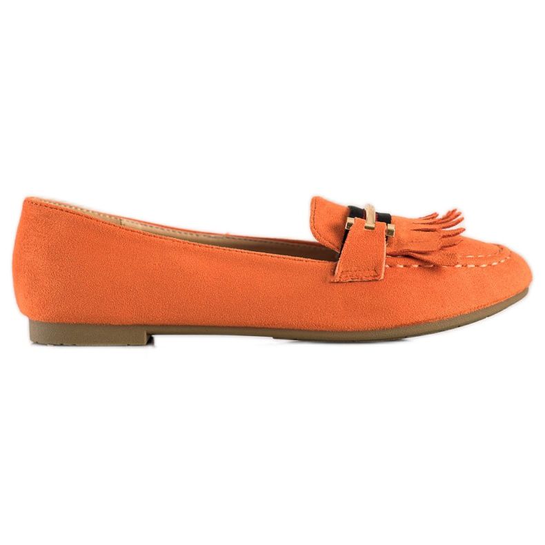 Anesia Paris Mocassins élégants orange Anesia Paris Mocassins élégants orange