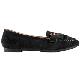 Anesia Paris Mocassins élégants noir