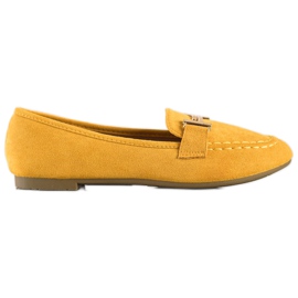 Anesia Paris Mocassins élégants jaune