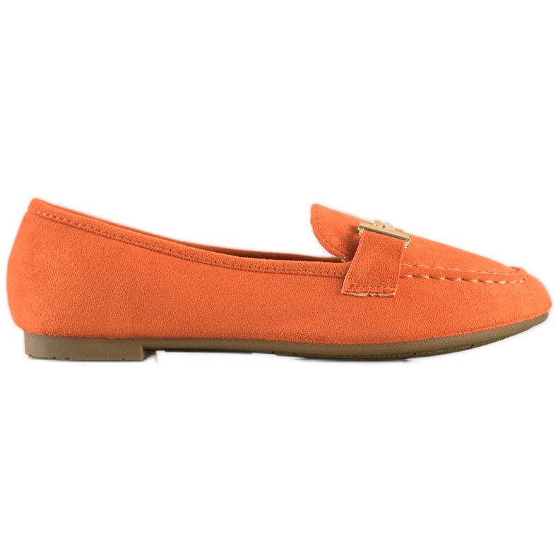 Anesia Paris Mocassins élégants orange