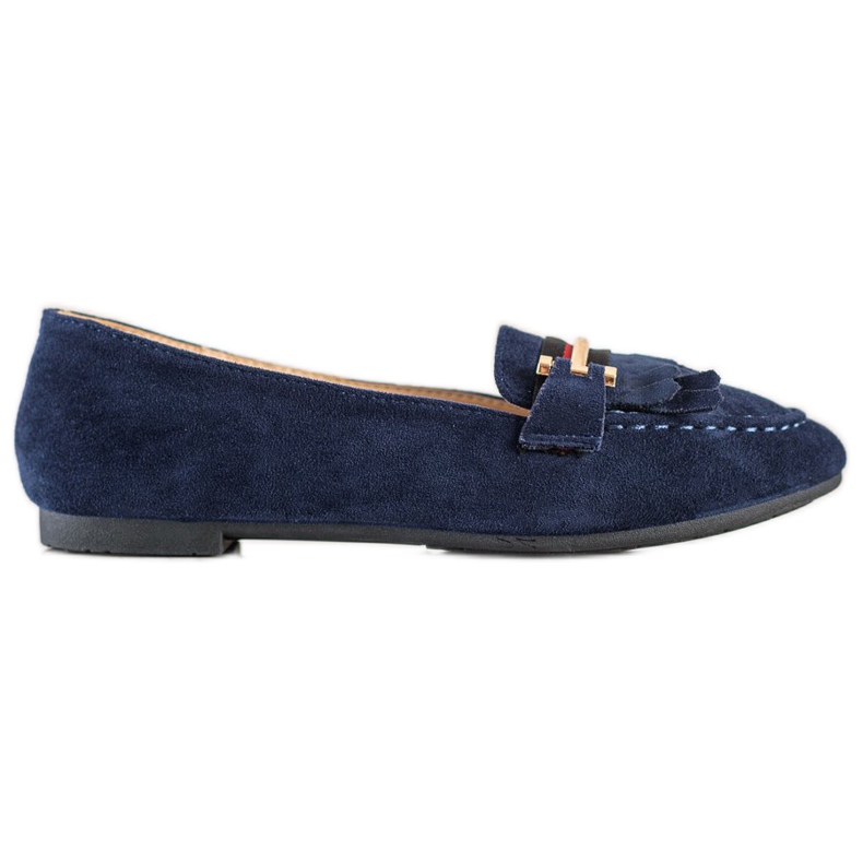 Anesia Paris Mocassins élégants bleu