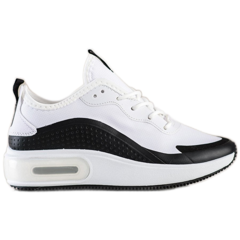 SHELOVET Baskets de sport sur la plate-forme blanche le noir