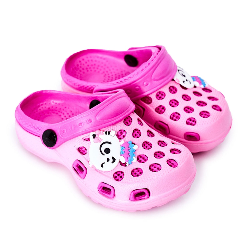 Chaussons Mousse Enfant Crocs Rose Jupiter Chaussons Mousse Enfant Crocs Rose Jupiter