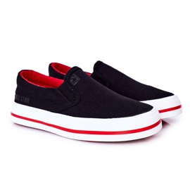 Baskets à enfiler Big Star pour enfants HH374013 noires le noir Baskets à enfiler Big Star pour enfants HH374013 noires le noir