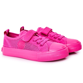 Baskets Enfant Avec Mesh Big Star HH374019 Fuchsia rose