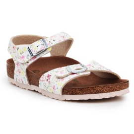 Birkenstock Rio Kids Vegan 1018800 sandales multicolore jaune Birkenstock Rio Kids Vegan 1018800 sandales multicolore jaune