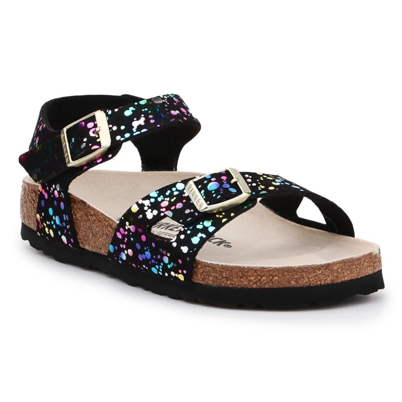 Birkenstock Rio Kids 1019707 sandales le noir jaune