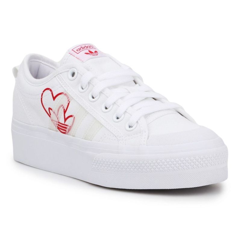 Chaussures Adidas Nizza Platform W FX9179 blanche Chaussures Adidas Nizza Platform W FX9179 blanche
