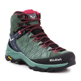 Chaussures de trekking Salewa Ws Alp Trainer 2 Mid Gtx W 61383-5085 vert