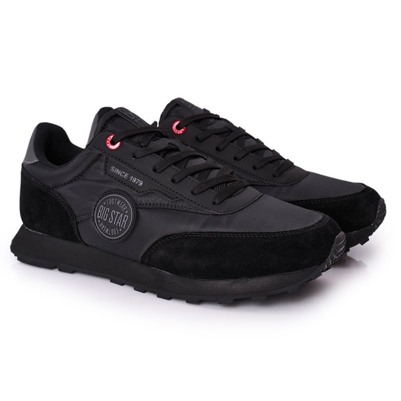 Chaussures de sport pour hommes Memory Foam Big Star HH174250 Noir le noir Chaussures de sport pour hommes Memory Foam Big Star HH174250 Noir le noir