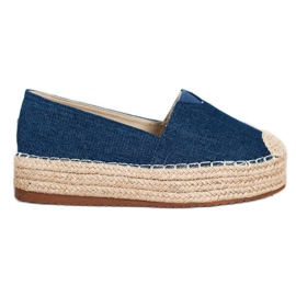 SHELOVET Espadrilles à la mode bleu