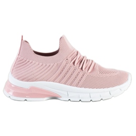 Bella Paris Baskets ajourées rose
