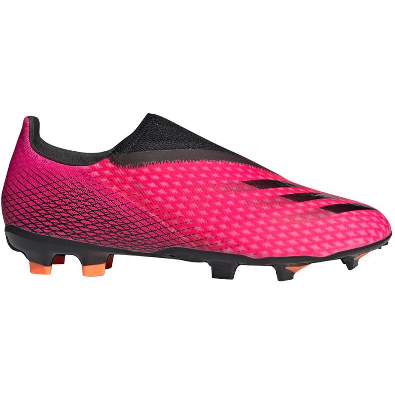 Chaussures de foot Adidas X Ghosted.3 Ll Fg M FW6968 multicolore roses et violets