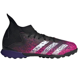 Chaussures de foot Adidas Predator Freak.3 Tf Jr FW7533 multicolore rose
