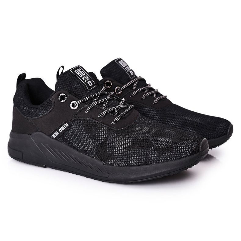 Chaussures de sport pour hommes Memory Foam Big Star HH174141 Noir le noir