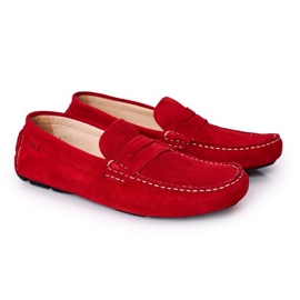 Mocassins décontractés en daim GOE HH1N4066 Rouge Mocassins décontractés en daim GOE HH1N4066 Rouge