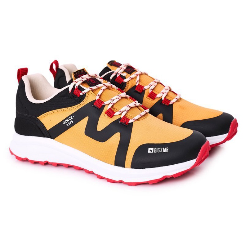 Chaussures de sport pour hommes Memory Foam Big Star HH174087 Camel orange Chaussures de sport pour hommes Memory Foam Big Star HH174087 Camel orange