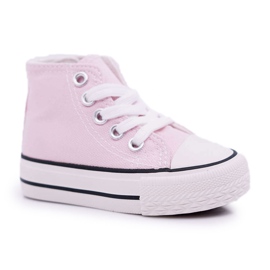 FRROCK Baskets montantes classiques pour enfants Filemon roses ['rose']