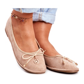 Ballerines Femme Lu Boo Daim Beige