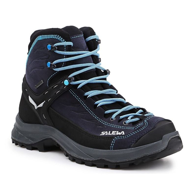 Salewa Ws Hike Trainer Mid Gtx W 61342-2242 le noir bleu marin Salewa Ws Hike Trainer Mid Gtx W 61342-2242 le noir bleu marin
