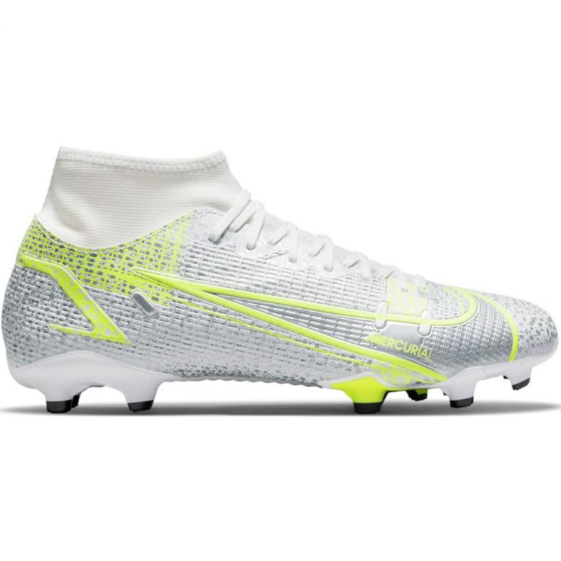 Nike Mercurial Superfly 8 Academy FG / MG M CV0843 107 chaussures de football blanche
