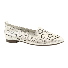 Ballerines ajourées argent Filippo DP2039 SI gris