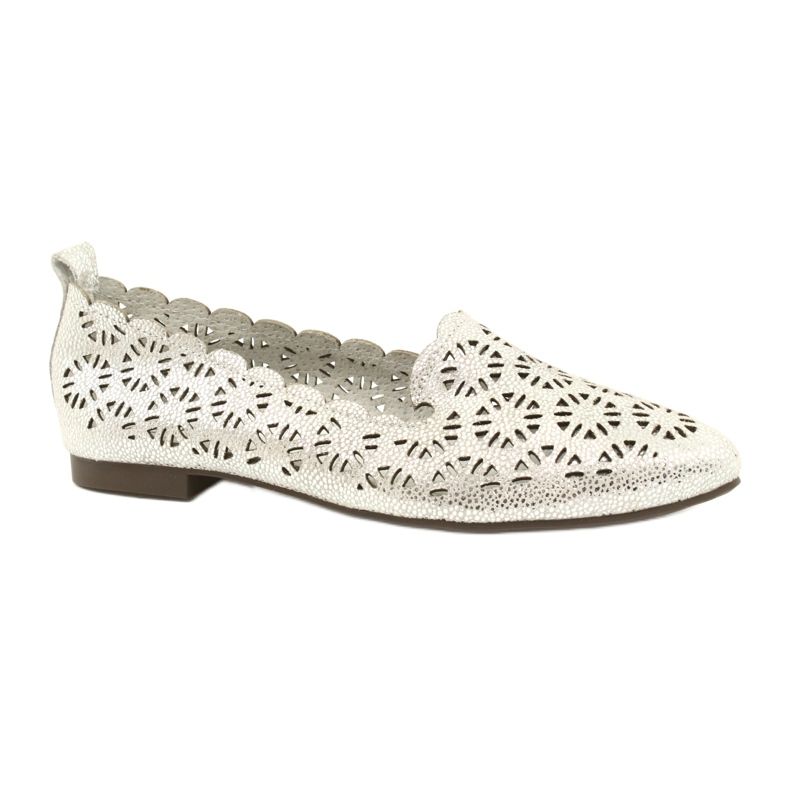 Ballerines ajourées argent Filippo DP2039 SI gris