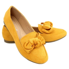 Mocassins à nœud miel 88-382 Jaune