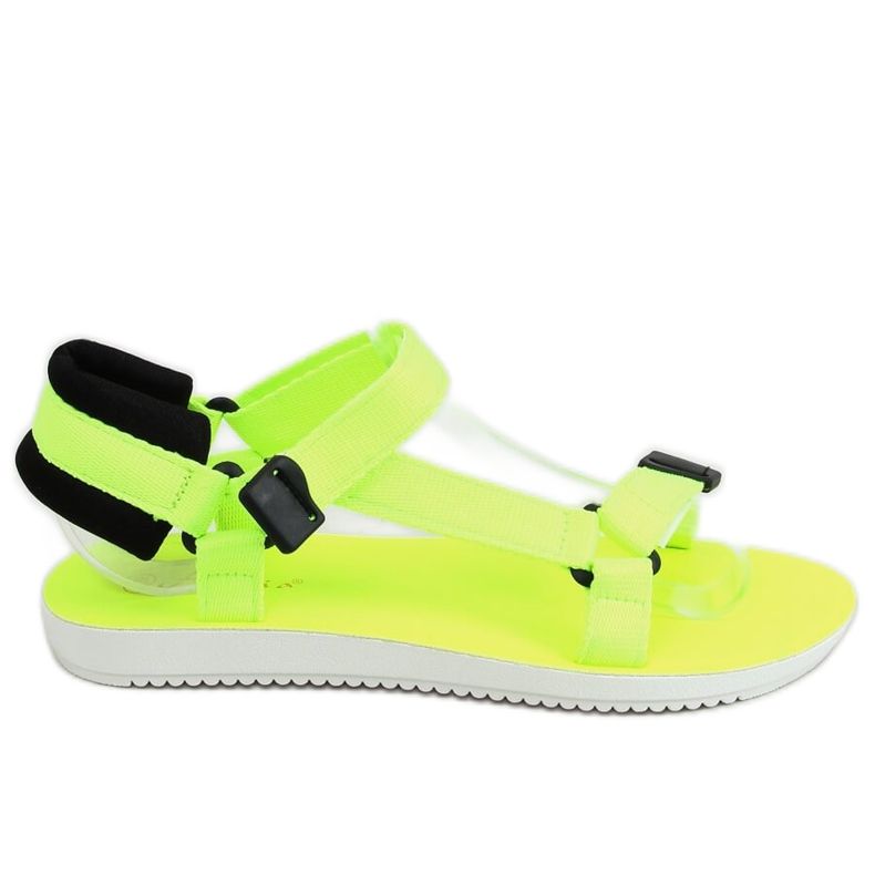 Sandales de sport à Velcro Jaune N-67 Jaune Fluo