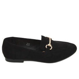 Mocassins femme noirs T391P Noir le noir