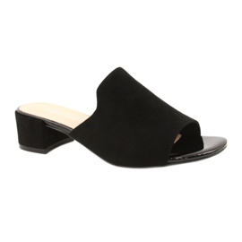 Sandales Sur Talon Sergio Leone KL313 Noir