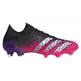 Chaussures de foot Adidas Predator Freak.1 Low Sg M FW7246 graphite, noir, violet noir
