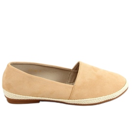 Camel 7870 Baskets espadrilles camel brun