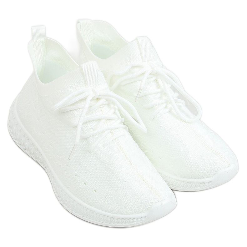 Blanc 7819 Chaussettes blanches chaussures de sport Blanc 7819 Chaussettes blanches chaussures de sport