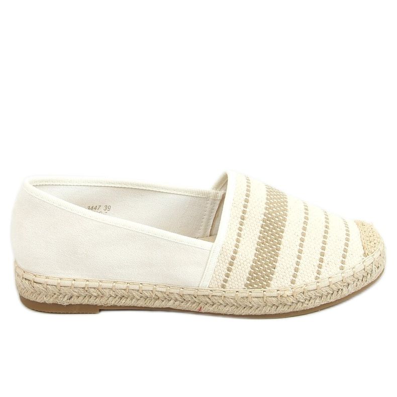 Espadrilles beiges pour femmes 3447 Beige