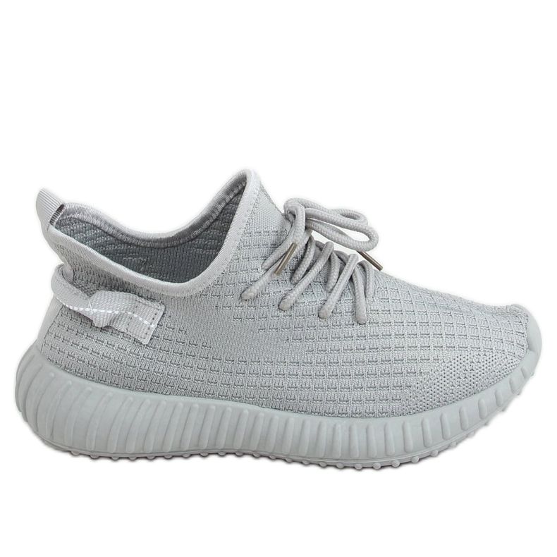 Chaussettes grises chaussures de sport 7817 Gris