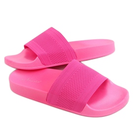 Chaussons tricotés Fuchsia MU-5 Fuchsia rose
