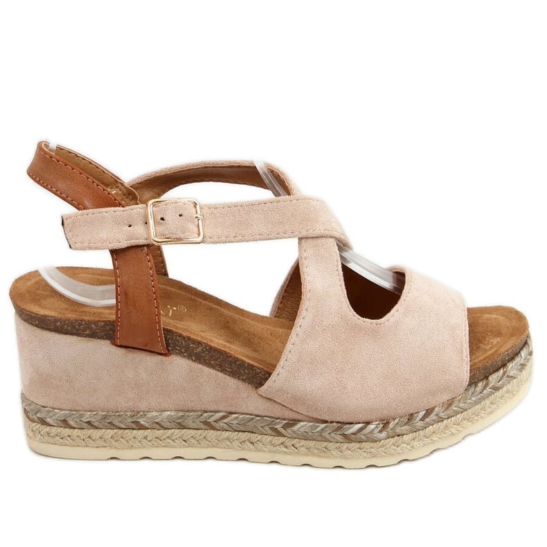 Espadrilles compensées YL90 Beige beige