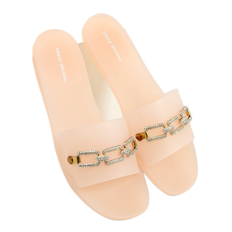 Beige Meliski 3704 Chaussons beiges Beige Meliski 3704 Chaussons beiges