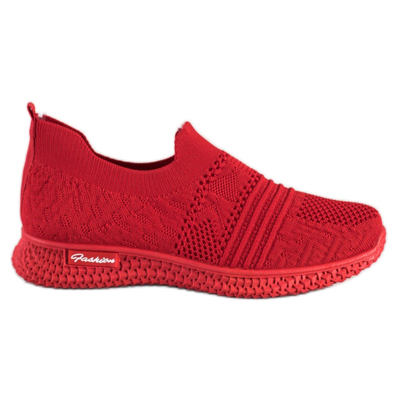 Baskets à enfiler rouges MCKEYLOR