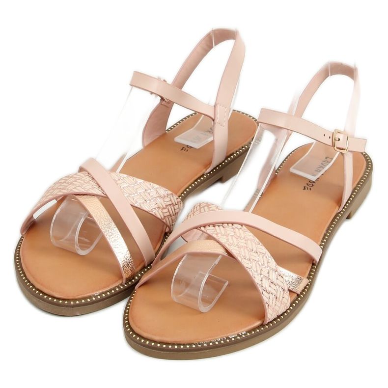 Sandales femme roses WL060 Rose