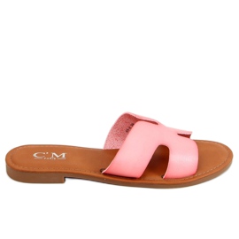 Chaussons roses pour femmes roses 55-2 Rose Chaussons roses pour femmes roses 55-2 Rose