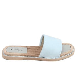 Blue 1096 Chaussons femme en daim bleu Blue 1096 Chaussons femme en daim bleu