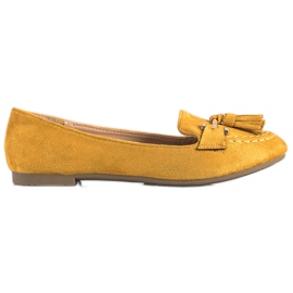 Kayla Mocassins à la mode jaune