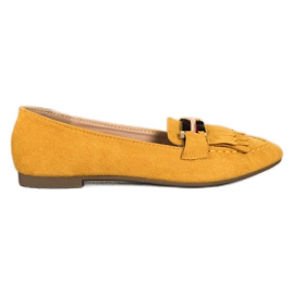 Anesia Paris Mocassins élégants jaune