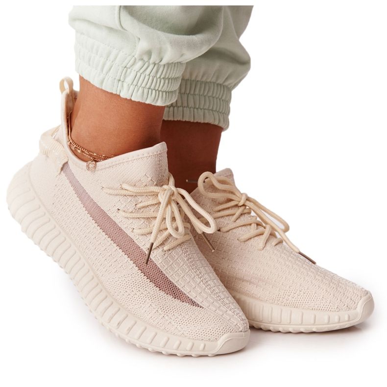 PS1 Chaussures de sport femme Baskets Beige Amazing